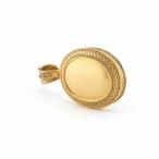 18k Antique Gold Oval Locket