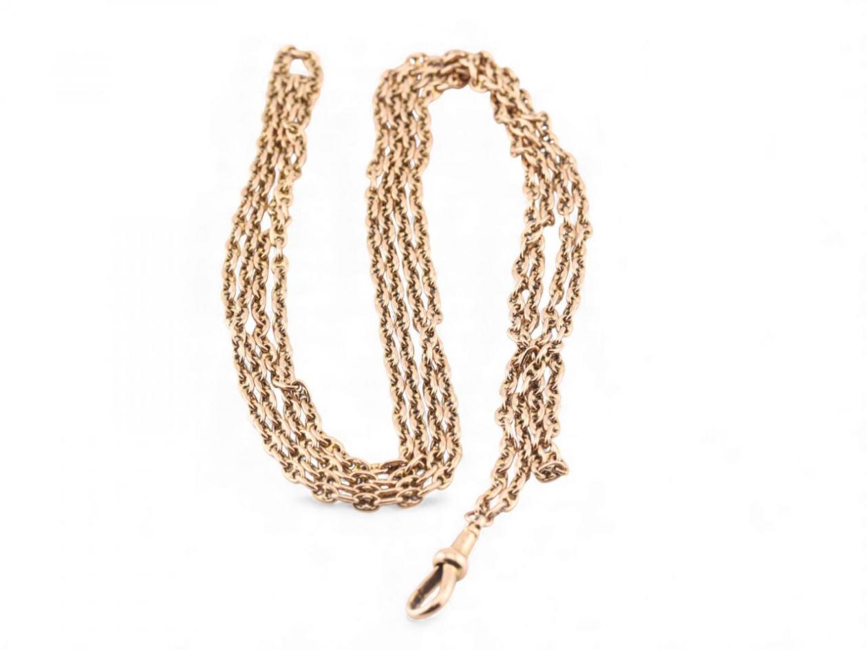 15k Gold Muff Chain