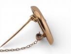 Late 19th century gem set brooch