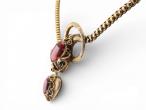 Victorian Garnet serpent necklace
