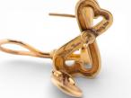 Tiffany & Co. Paloma Picasso Loving Heart 18ct Gold Earrings