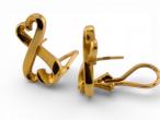 Tiffany & Co. Paloma Picasso Loving Heart 18ct Gold Earrings