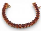 Gold Citrine Tennis Bracelet