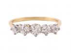 18ct Gold Diamond Five Stone Ring