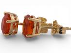 9ct Fire Opal Earstuds