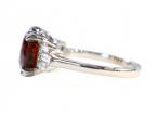 Garnet and Diamond Ring