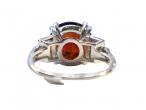 Garnet and Diamond Ring