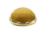 Gold Carnelian Intaglio Signet RingGold Carnelian Intaglio Signet Ring
