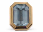 18ct Gold Aquamarine Cocktail Ring 50ct