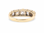 Victorian 18ct Gold Old Mine Cut Diamond Five Stone Ring 2.5ct