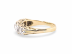Victorian 18ct Gold Old Mine Cut Diamond Five Stone Ring 2.5ct