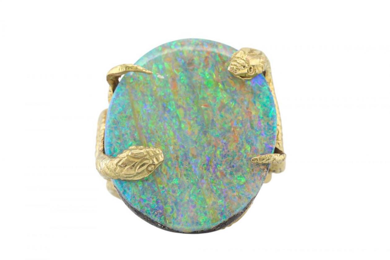 Opal and Gold ring