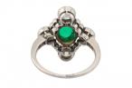 Emerald and diamond ring Circa 1920Emerald and diamond ring Circa 1920