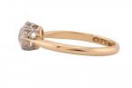 18kt Yellow Gold Old European Cut Diamond Solitaire Ring