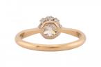18kt Yellow Gold Old European Cut Diamond Solitaire Ring