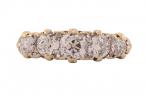 18kt Yellow Gold Five Stone Old European Cut Diamond Ring