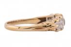 18kt Yellow Gold Five Stone Old European Cut Diamond Ring
