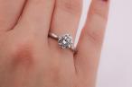 Platinum 2.08ct Diamond Solitaire Ring by Boodle & Dunthorne