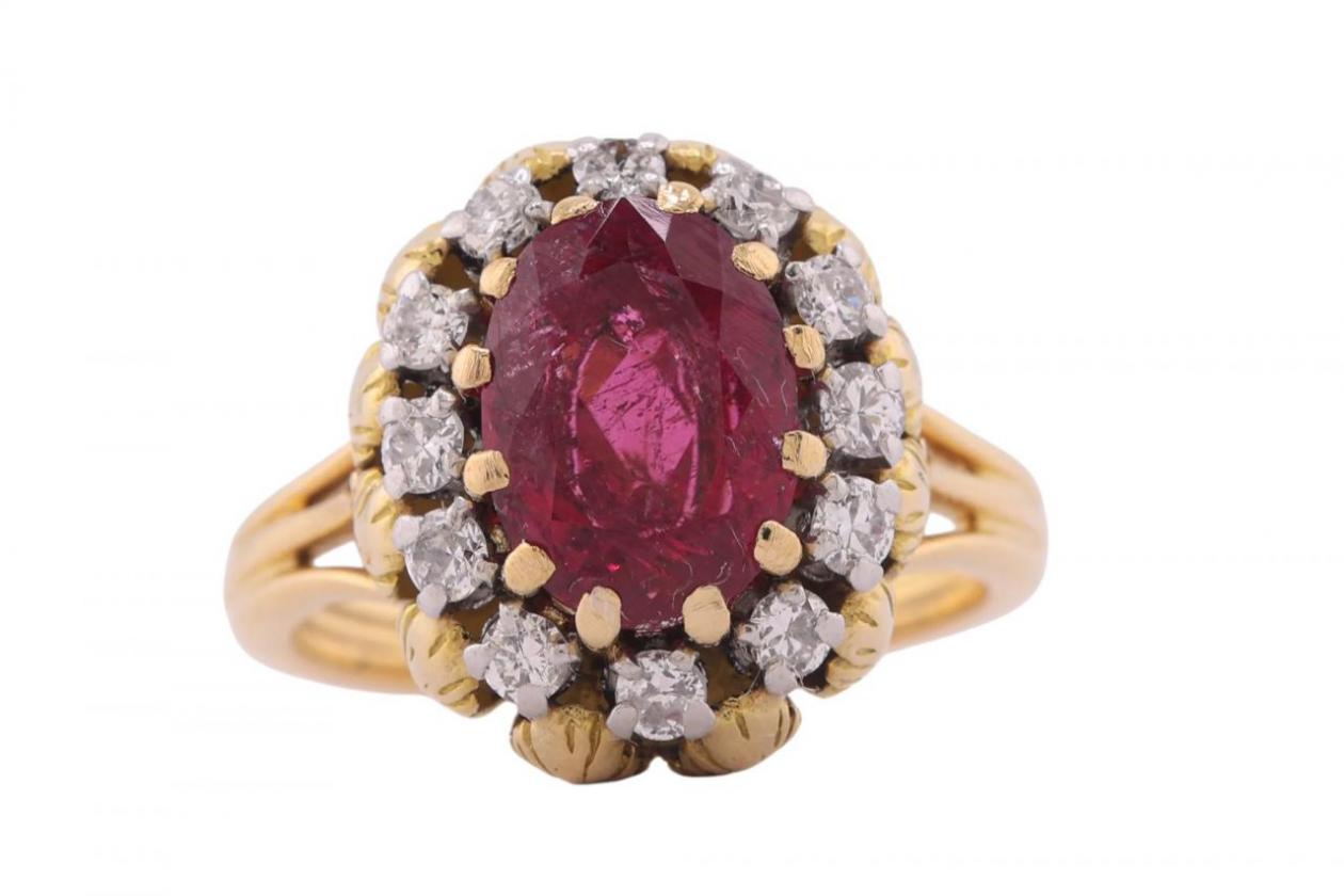 Vintage Tourmaline Cluster