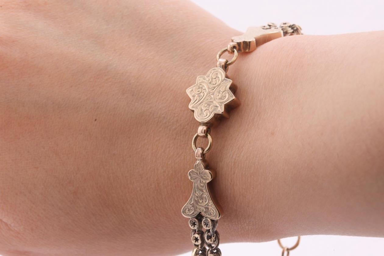 Victorian multi strand decorative bracelet