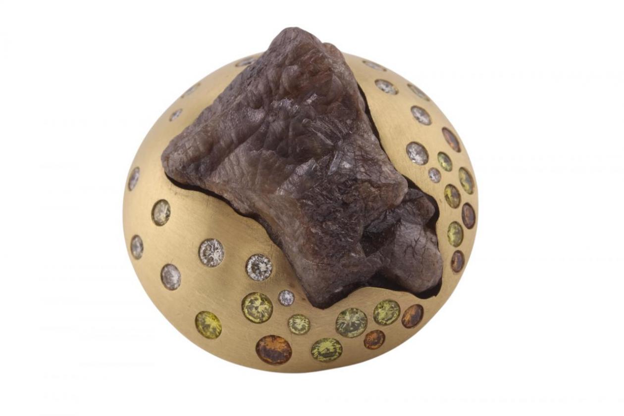 Retro, Diamond Brooch, Circa 1950