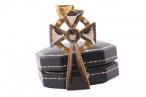 Victorian Celtic revival smoky quartz pendant