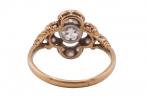Edwardian 0.80ct Old European Cut Diamond Cluster Halo Ring