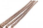 LATE VICTORIAN 15 KARAT GOLD CELESTIAL FANCY-LINK CHAIN, CIRCA 1890
