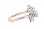EDWARDIAN DIAMOND TOI ET MOI RING, CIRCA 1910