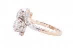 EDWARDIAN DIAMOND TOI ET MOI RING, CIRCA 1910