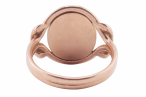 MID-VICTORIAN BANDED AGATE RING, CIRCA 1870