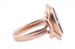 MID-VICTORIAN BANDED AGATE RING, CIRCA 1870