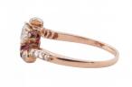 EDWARDIAN RUBY AND DIAMOND TOI ET MOI RING, CIRCA 1905