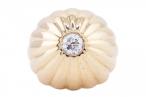 RETRO STYLE DIAMOND BOMBÉ RING, CIRCA 1940