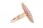 EDWARDIAN RUBY AND DIAMOND CLUSTER RING, 1903