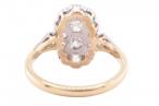 EDWARDIAN DIAMOND CLUSTER DAISY RING, CIRCA 1910