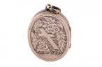 EDWARDIAN AGATE COMPASS LOCKET, CIRCA 1910