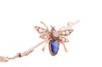 VICTORIAN SAPPHIRE AND DIAMOND BROOCH, CIRCA 1890