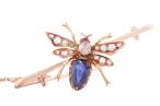 VICTORIAN SAPPHIRE AND DIAMOND BROOCH, CIRCA 1890