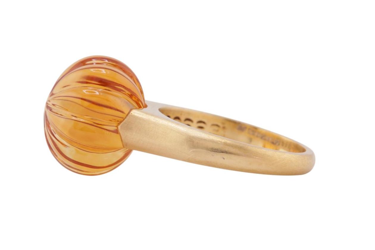 CITRINE COCKTAIL RING
