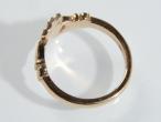 Contemporary 18kt rose gold Claddagh ring