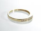18kt yellow gold diamond channel set half eternity band