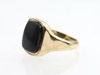 1962 bloodstone signet ring in 9kt yellow gold