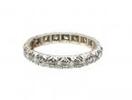 1920s diamond set full eternity ring in platinum