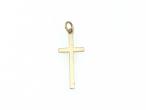 Vintage cross charm in 9kt yellow gold