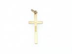 Vintage cross charm in 9kt yellow gold