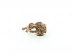 Vintage 9kt yellow gold man and cart charm