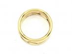 Georg Jensen Fusion two piece ring in 18kt yellow gold