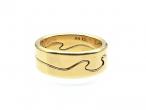 Georg Jensen Fusion two piece ring in 18kt yellow gold