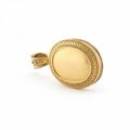 18k Antique Gold Oval Locket